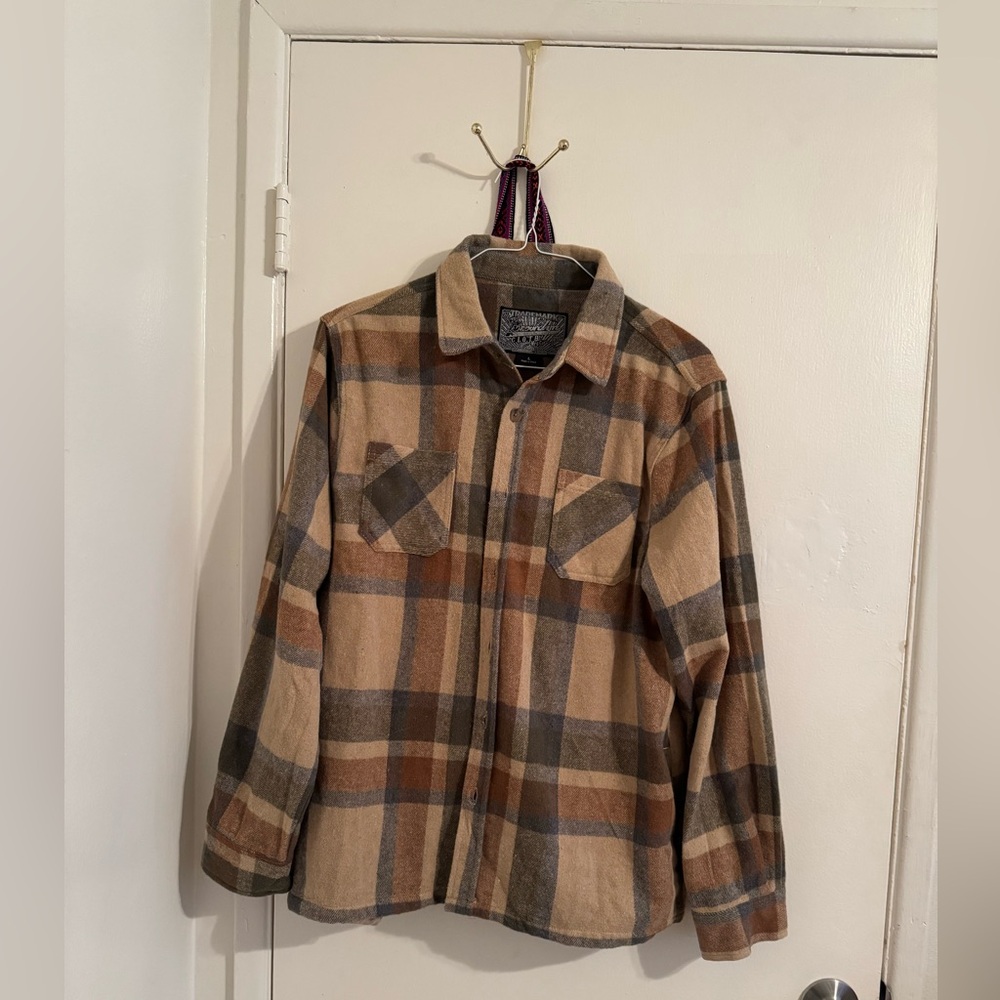 Brooklyn clothing Men’s wool flannel size Large